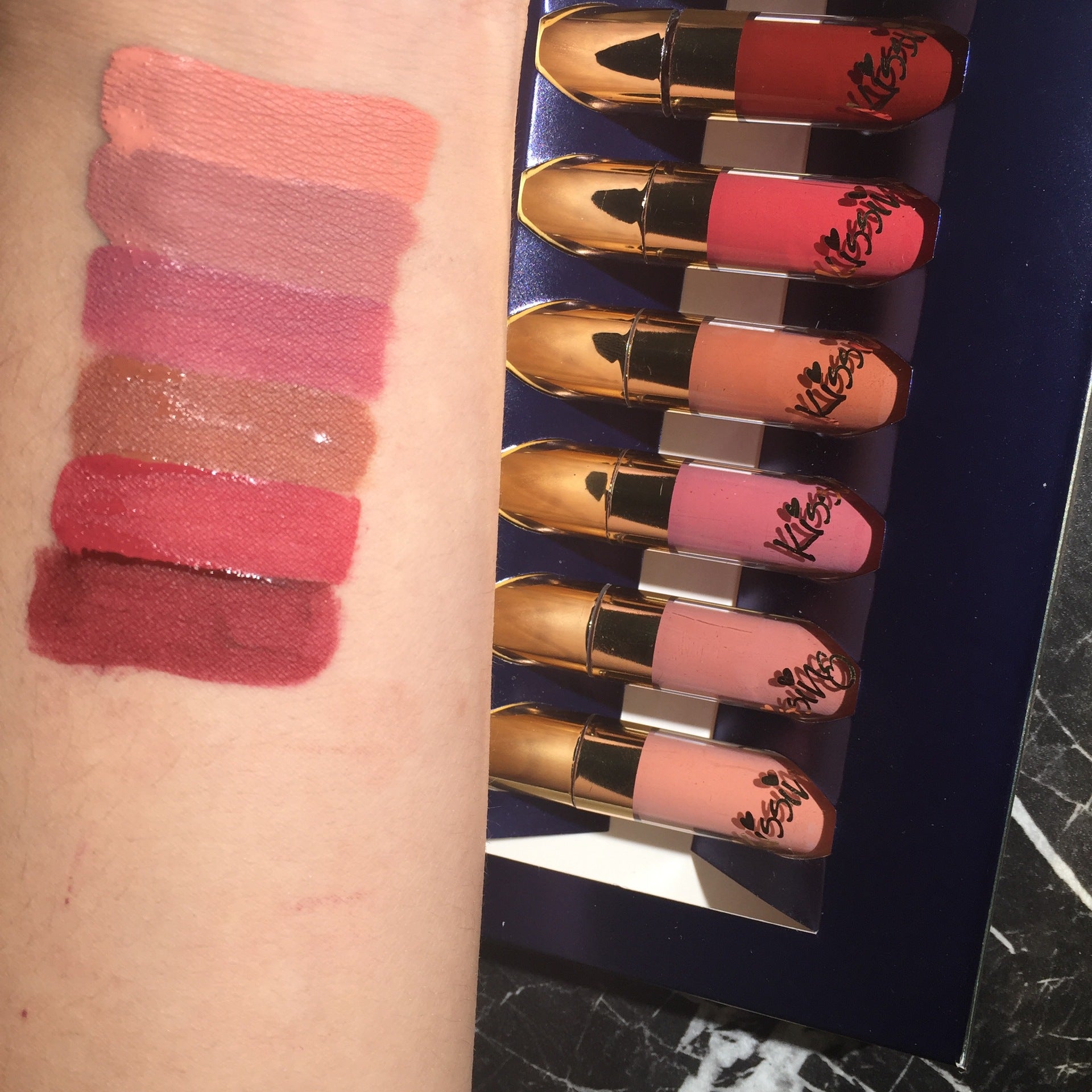 Beauty glazed 6 lipstick set Beauty glazed 6 lipstick set